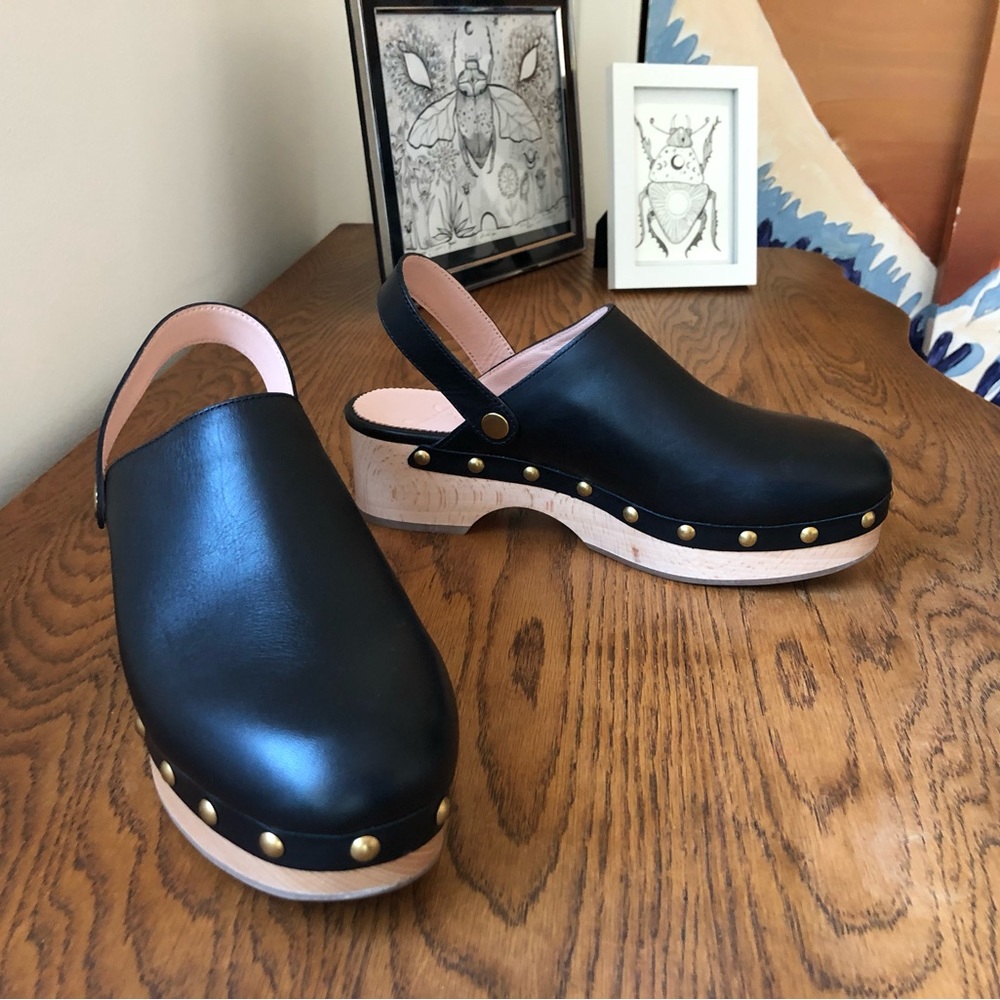 J. Crew studded clogs